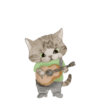Cat Jazz Sticker