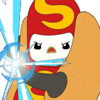 Finish Him Hot Dog GIF by Pudgy Penguins
