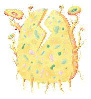 Emocell Sticker by Emo Nite