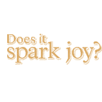 konmari_co joy marie kondo spark joy konmari Sticker