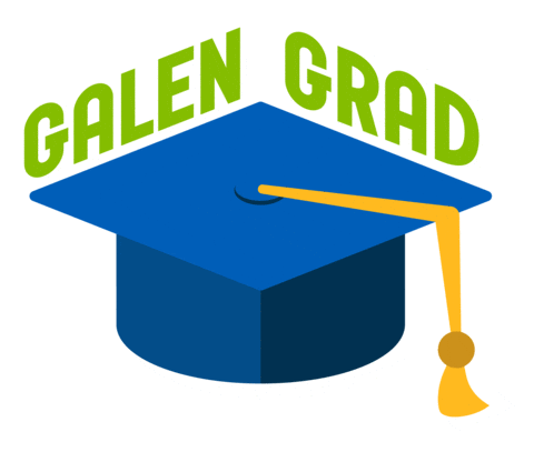 Graduation Grad Cap Sticker by Galen College of Nursing