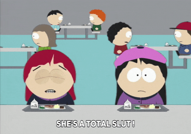 gossiping wendy testaburger GIF by South Park 
