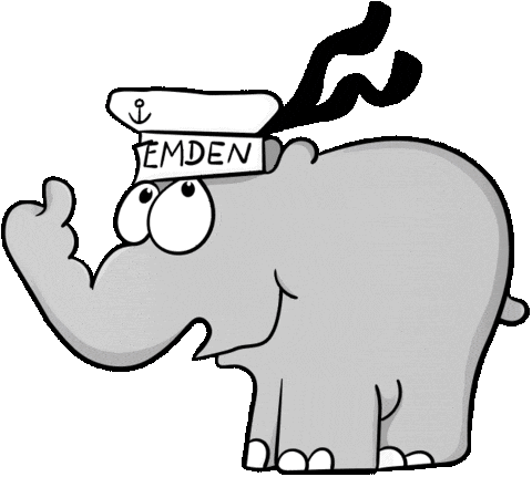 ottifant_de giphyupload moin ostfriesland emden Sticker