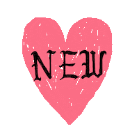 Heart New Post Sticker by Ezra W. Smith