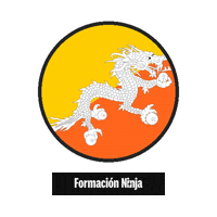Bhutan Flag Sticker by Formación Ninja