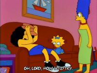 Frustrated Season 3 GIF by The Simpsons