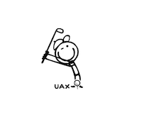golf design Sticker by UAX