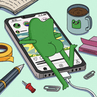 Instagram Scrolling GIF by fwogs