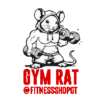 Fitness Motivation Gym Rat Sticker by Fitness Shop Guatemala