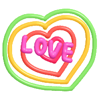Korean Love Sticker