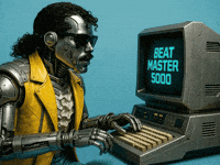 Robot Sunglasses GIF by Jukebox Saints
