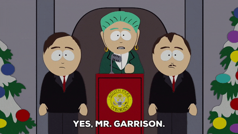 press mayor mcdaniels GIF by South Park 