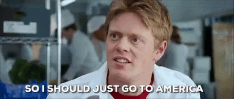 love actually so i should just go to america GIF