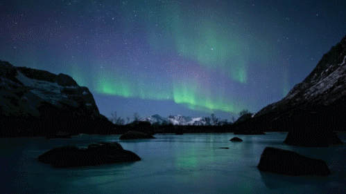 aurora borealis GIF