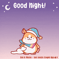 Good Night Yawn GIF by SoyandMochi
