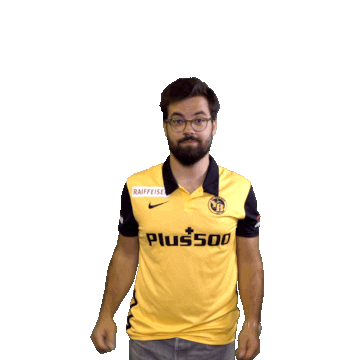 Super League Shrug Sticker by Radio Gelb-Schwarz