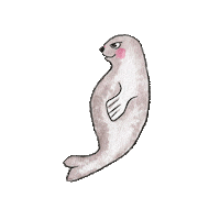 camsleal angry seal foca camsleal Sticker