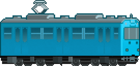 Train 8Bit Sticker
