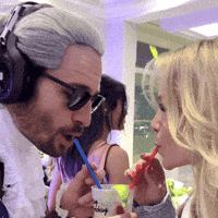 Sipping Date Night GIF