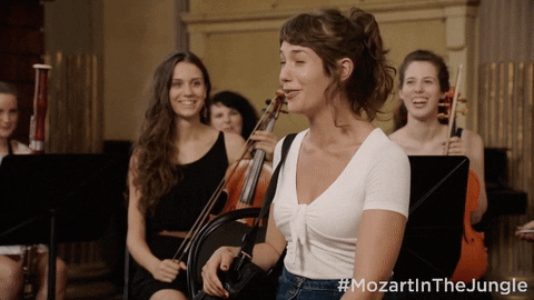 joking season 3 GIF by Mozart In The Jungle