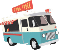 Foodtruck Sticker by STRND BREDA