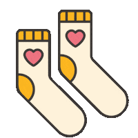 Fall Socks Sticker by LoveCrafts