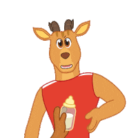 DOREMI_FRIENDS bolt doremi gazelle 육아 Sticker