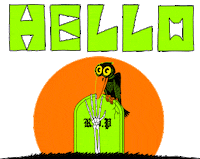 Halloween Hello Sticker by Originals