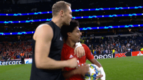 Whispering Champions League GIF by FC Bayern Munich