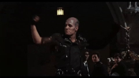 GraylyR giphygifmaker highlander clancy brown better to burn out GIF