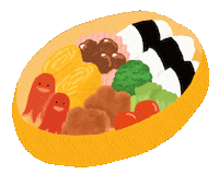 Bento 食べ物 Sticker