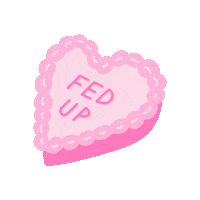 Sad Fed Up Sticker by doña batata