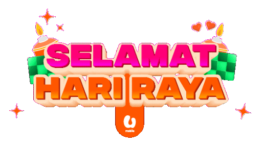 Hari Raya Eid Sticker by U Mobile