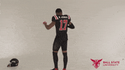 Look Here Football GIF by Ball State University
