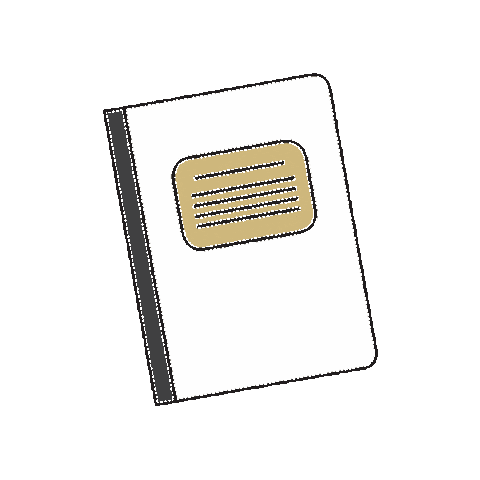 Studying Black And Gold Sticker by CU Online