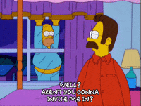 creeping homer simpson GIF