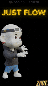 Floating No Worries GIF by Zhot