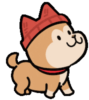 Happy Shiba Inu Sticker by Ai and Aiko