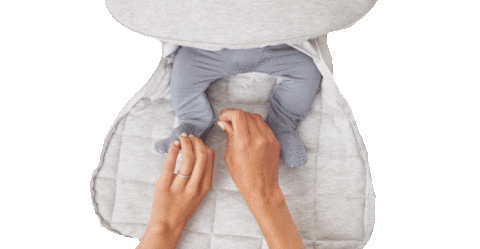 gunamuna giphyupload baby sleep sack Sticker