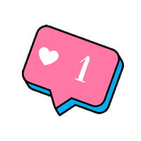 pink hearts Sticker by myposter