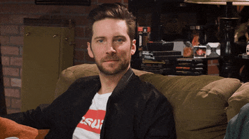 RETROREPLAY oh boy troy baker retro replay slow blink GIF