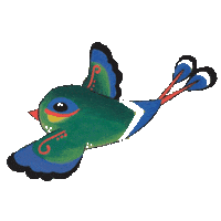 Pajarito Abejita Sticker by Perfumeria Fetiche