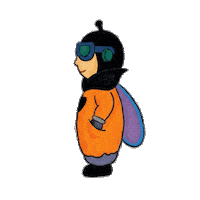 Pajarito Abejita Sticker by Perfumeria Fetiche