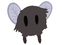 Hatchin adorable fly mono pelo Sticker