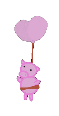 Hatchin fly pig ballon globo Sticker