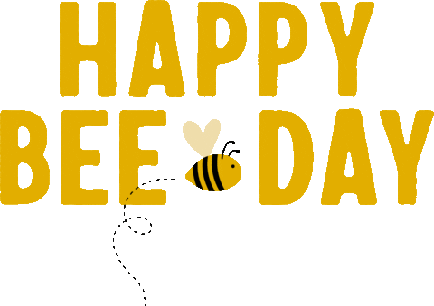 Happy Birthday Bee Sticker by lushra