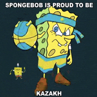 Sponge Bob Kazakhstan GIF