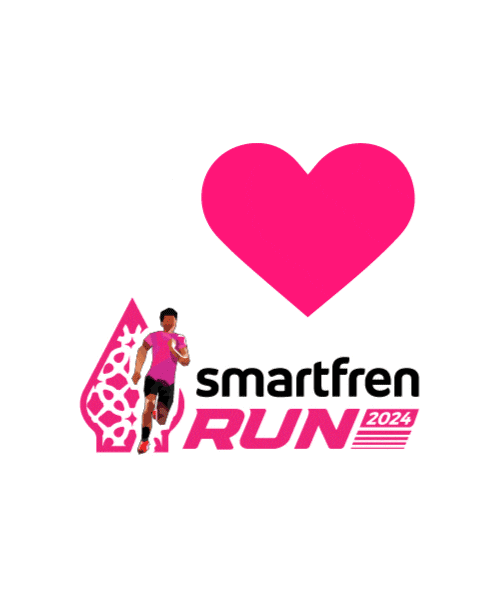 Marathon Finish Sticker by Smartfren