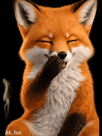 Ak_fox giphyattribution animation adorable bad smell GIF