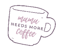 Sleepy Cup Of Coffee Sticker by Happy as a Mother